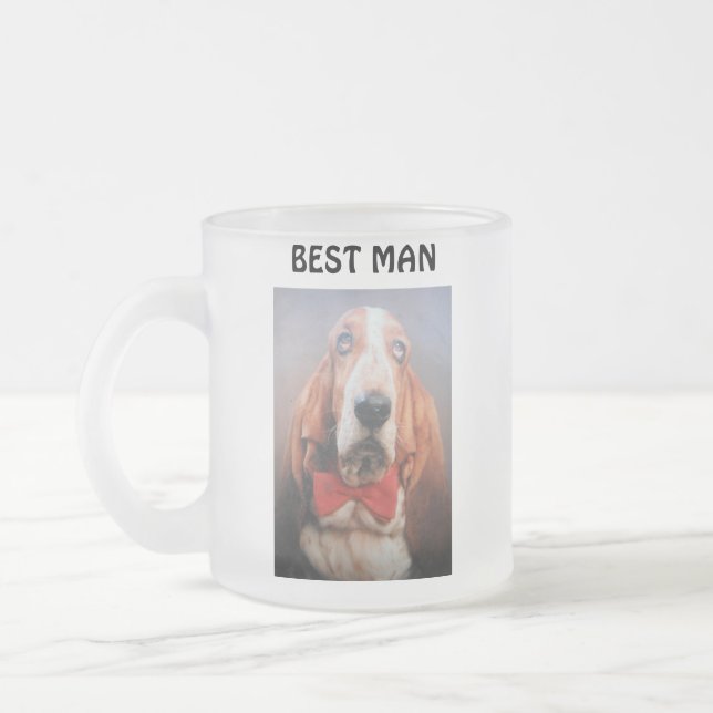 Mugg med bästa man i Basset (Vänster)