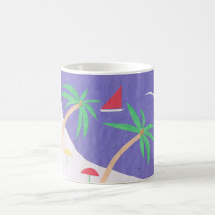Mugg med Beach Scene