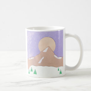 Mugg med bergscen i Snowy
