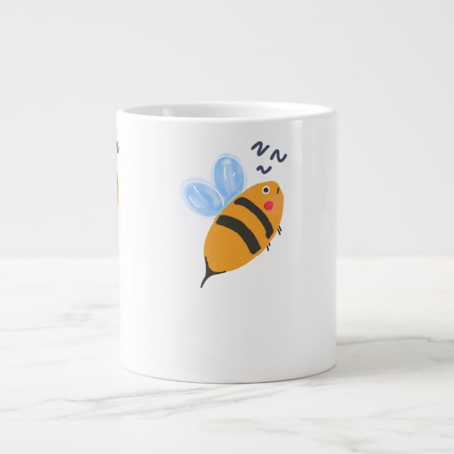 mugg med biavtryck jumbo mugg (Framsidan)