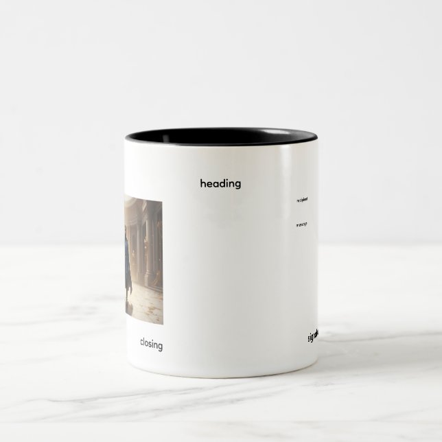 mugg med bild och text (Center)