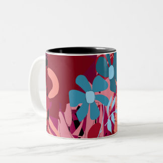 mugg med blomfunktioner