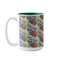 mugg med boxer mönster