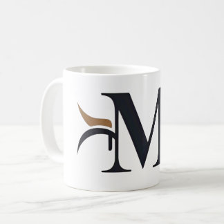 Mugg med brev "M"-logotypen