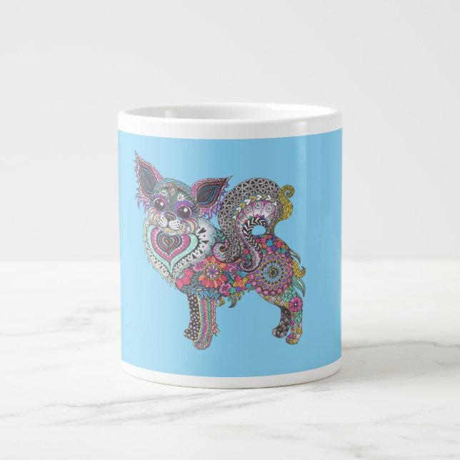 Mugg med chihuahua jumbo mugg (Framsidan)