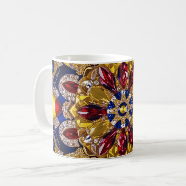 Mugg med Colombias Färg Design (Framsida vänster)