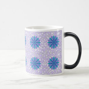 MUGG MED COOLA BLUE FLOWER ART