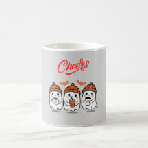 Mugg med Cute Ghost-design: Magic in each Sip!