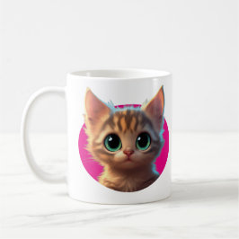 Mugg med Cute-kattdesign