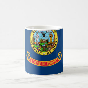 Mugg med den statliga flagga av Idaho - USA