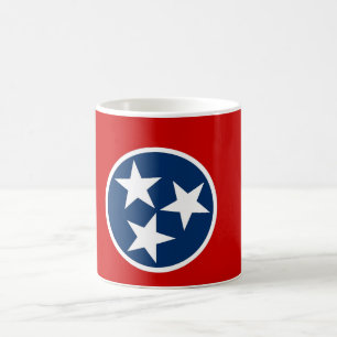 Mugg med den statliga flagga av Tennessee - USA