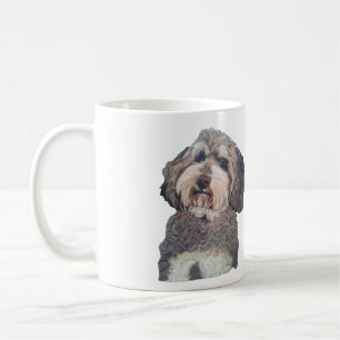 Mugg med den vackra cockapoo Nål kände porträtt