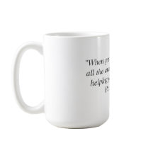 Mugg med det Paulo Coelho citationstecknet