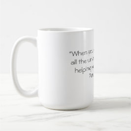 Mugg med det Paulo Coelho citationstecknet