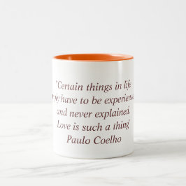 Mugg med det Paulo Coelho citationstecknet
