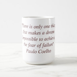 Mugg med det Paulo Coelho citationstecknet