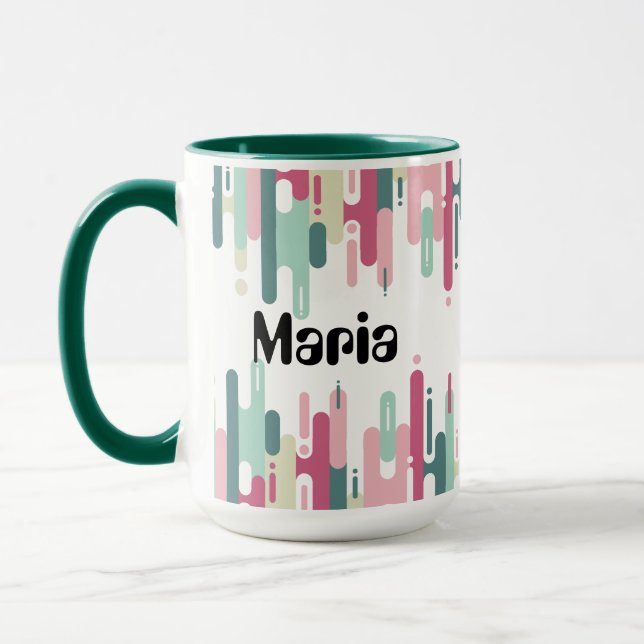 mugg med ditt namn, en unik present (Vänster)
