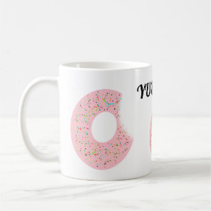 Mugg med Doughnut på den Yum Yum