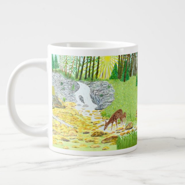 Mugg med Dov- och Kidhur Jumbo Mugg (Vänster)