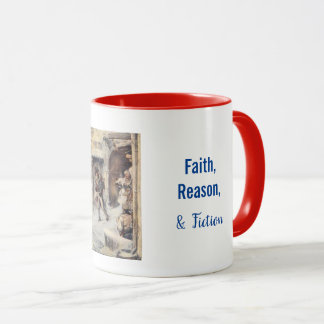 Mugg med egennamn Cratchit som bär mycket små Tim