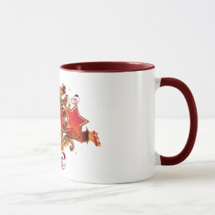 Mugg med en emblem. Ukraina