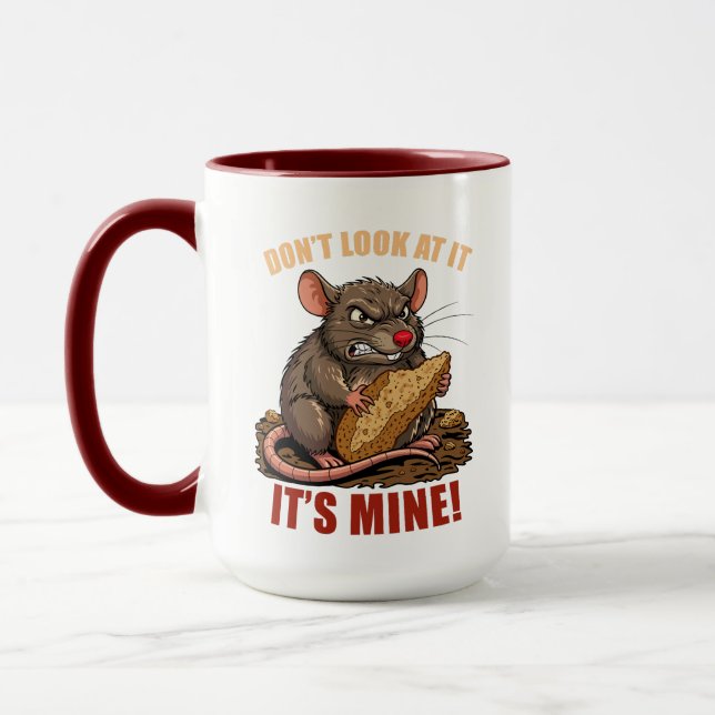 Mugg med en söt råtta (Vänster)