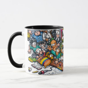 Mugg med en tecknad om Colombia