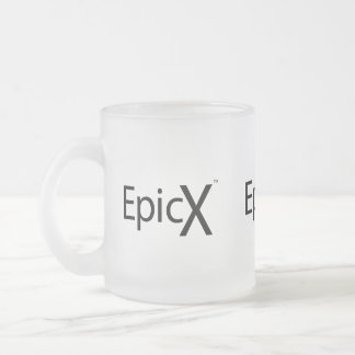 Mugg med EpicX (logotypen för 3 text - vågrät)