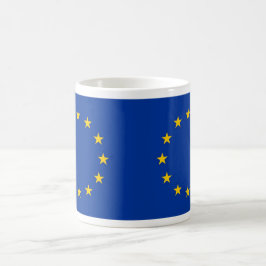 Mugg med EU:s Flagga