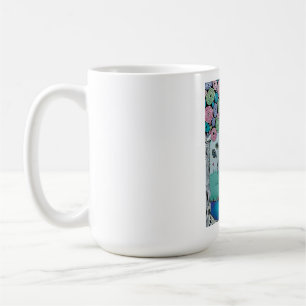 Mugg med fantasifull drömlandschaft från barndomen