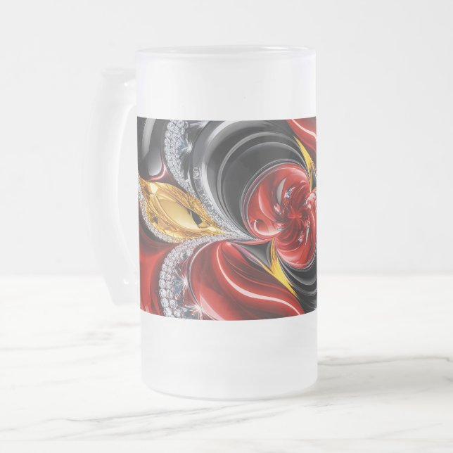 Mugg med Färg, frostat, med (Framsida vänster)