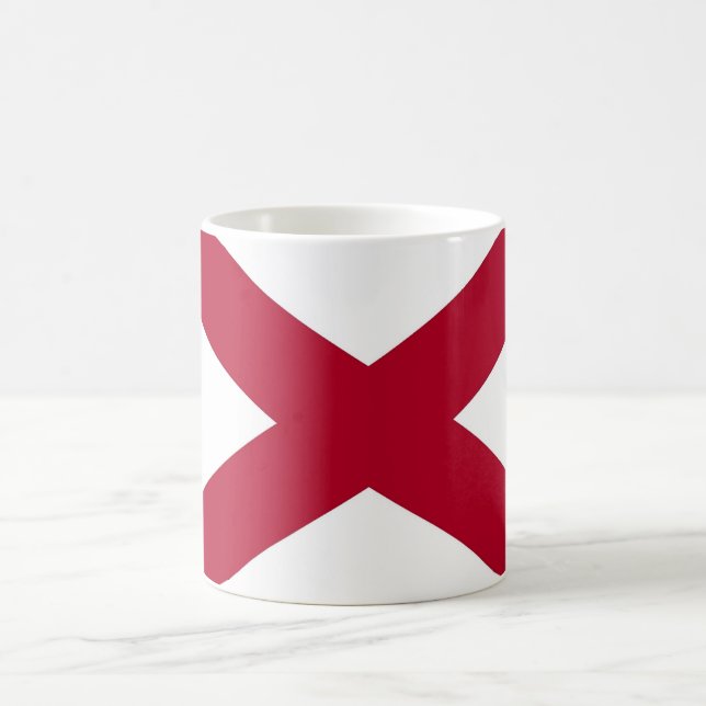 Mugg med Flagga Alabama-staten - USA (Center)