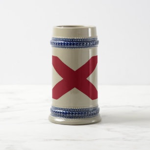 Mugg med Flagga Alabama-staten - USA
