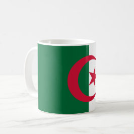 Mugg med Flagga Algeriet