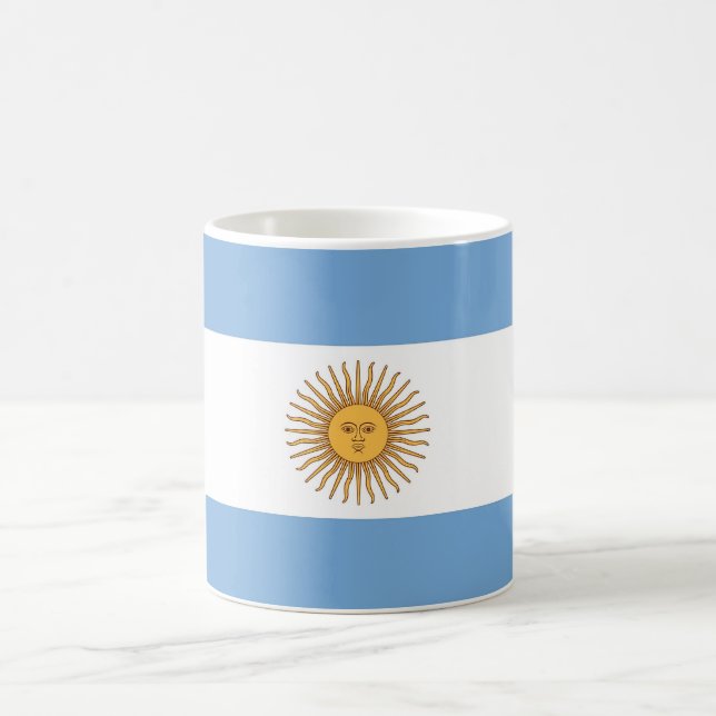 Mugg med Flagga Argentina (Center)