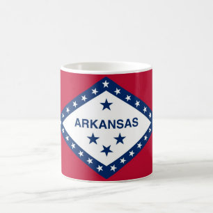 Mugg med Flagga Arkansas-staten - USA