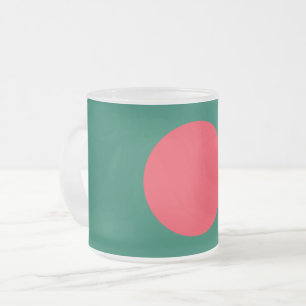 Mugg med flagga av Bangladesh, fryst