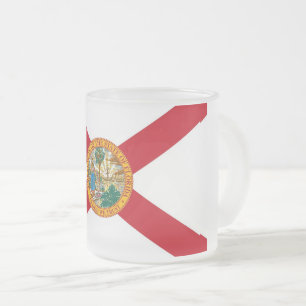 Mugg med flagga av Florida, fryst