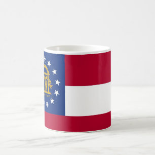 Mugg med Flagga av Georgia State - USA