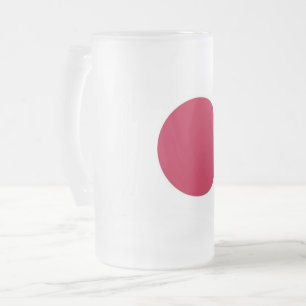 Mugg med flagga av Japan, fryst