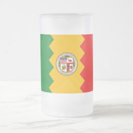 Mugg med flagga av Los Angeles