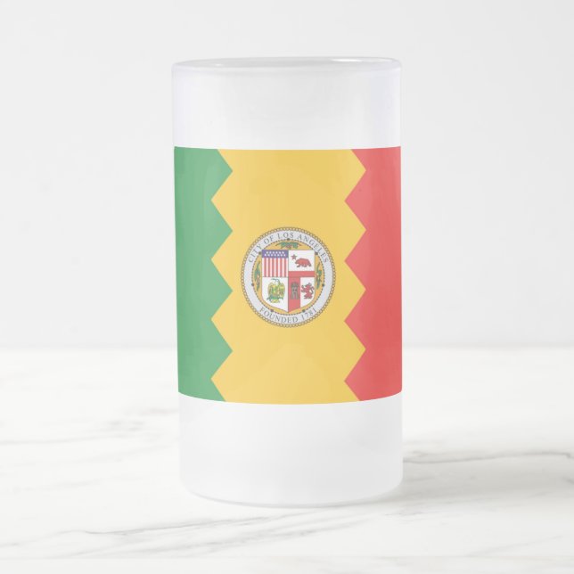Mugg med flagga av Los Angeles (Center)