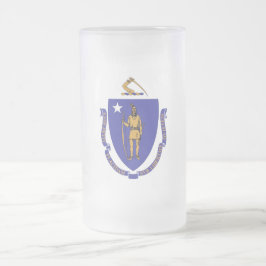 Mugg med flagga av Massachusetts
