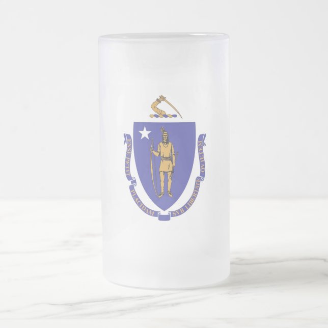 Mugg med flagga av Massachusetts (Center)