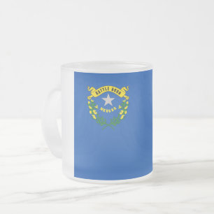 Mugg med flagga av Nevada, fryst