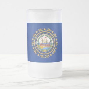 Mugg med flagga av New Hampshire