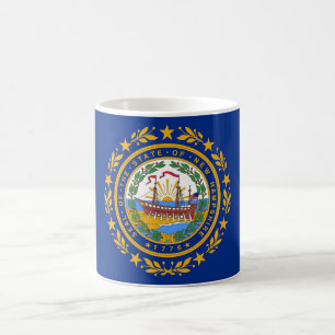 Mugg med Flagga av New Hampshire State - USA