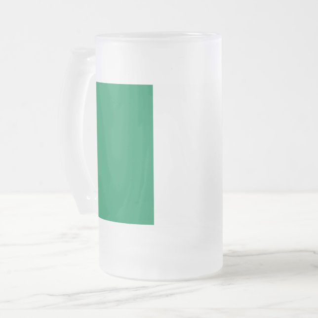 Mugg med flagga av Nigeria, fryst Glas (Framsida vänster)
