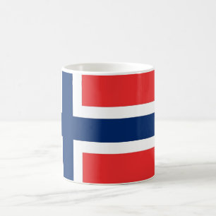 Mugg med Flagga av Norge