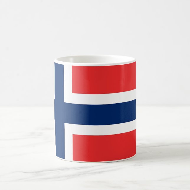 Mugg med Flagga av Norge (Center)